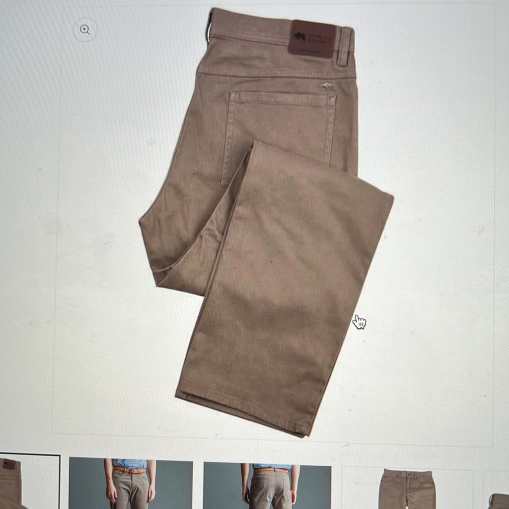 Used Onward Reserve Five Pocket Pants 33/32 - Great Condition